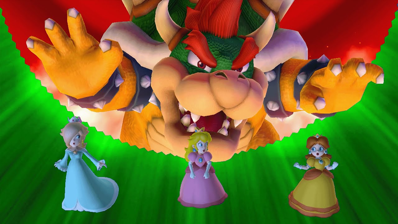 Mario Party 10 - Rosalina vs Peach vs Daisy vs Mario vs Bowser - Chaos Castle