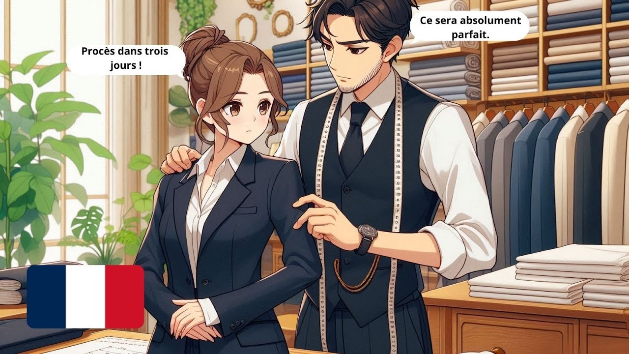 Learn French with Real Dialogues | At the Tailor & Clothing Alterations (A1-A2)