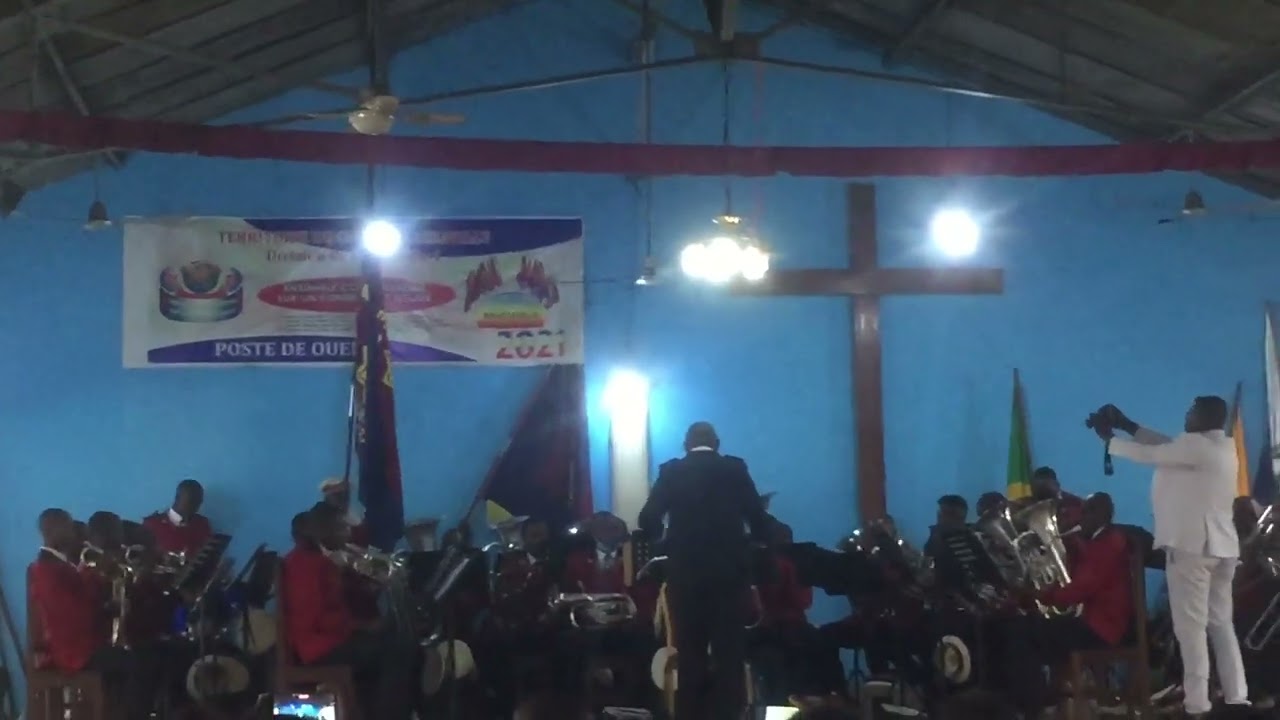 Armée du salut territoire du Congo Brazzaville concert de la fanfare territoriale