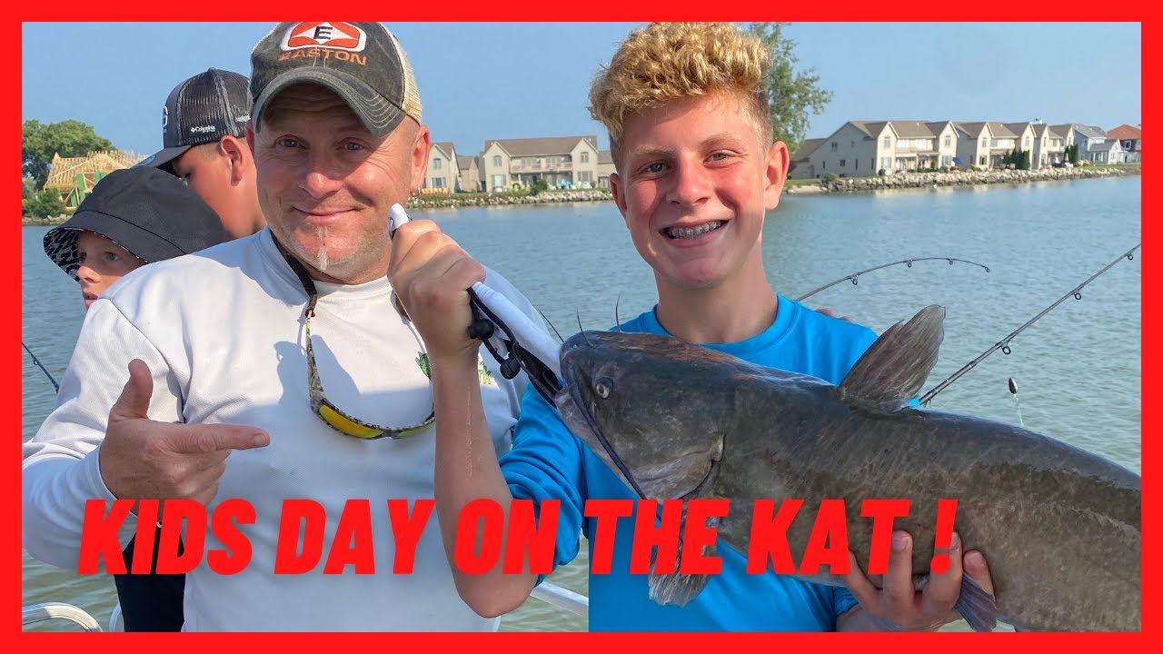 Sandusky Bay Channel cat fishing Kids day  on the Sandusky Bay
