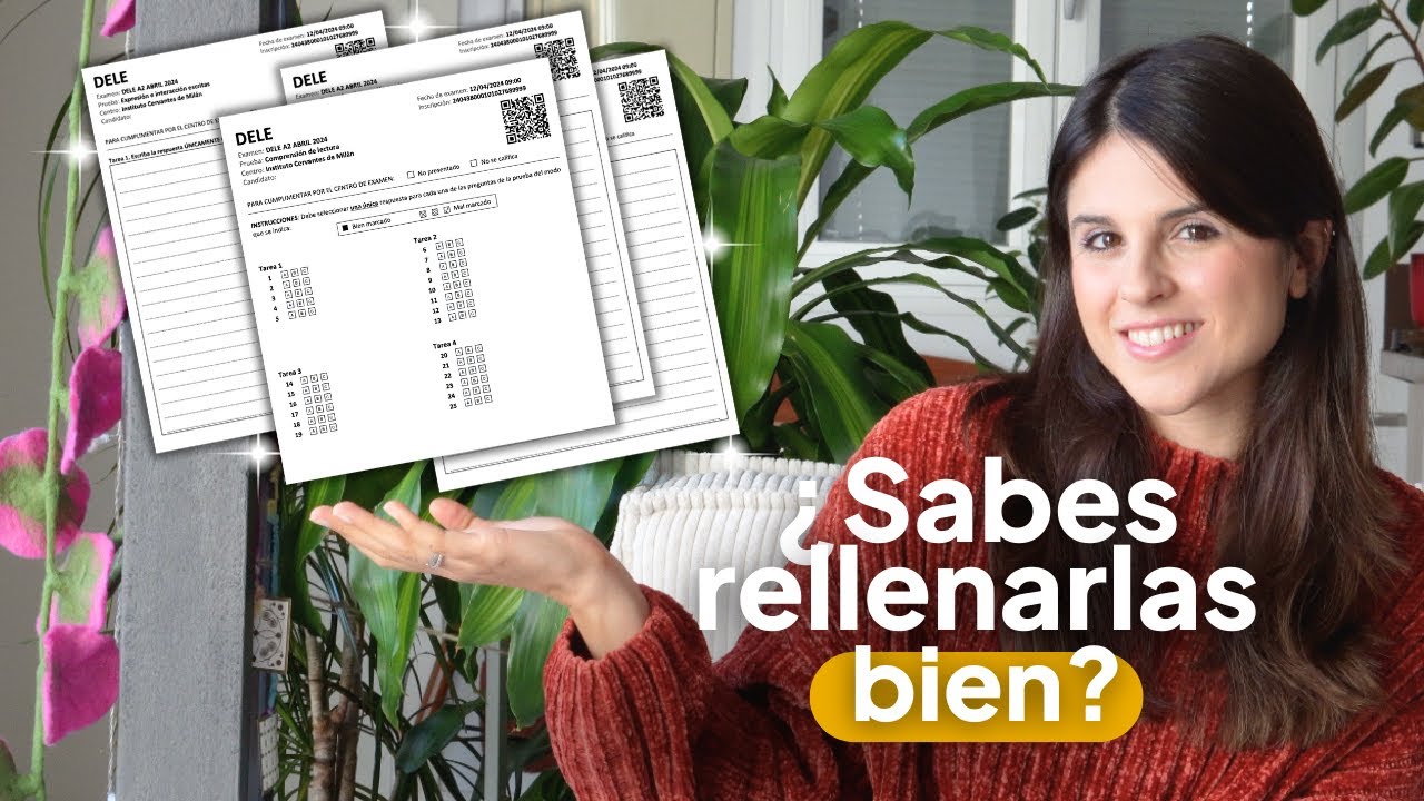 Todo sobre las Hojas de Respuestas del Examen de DELE
