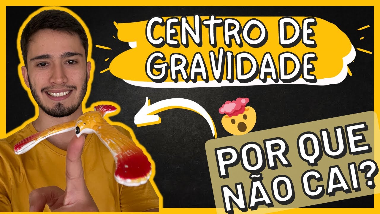 ⚖️ Centro de gravidade - Pássaro equilibrista | CURIOSIDADE