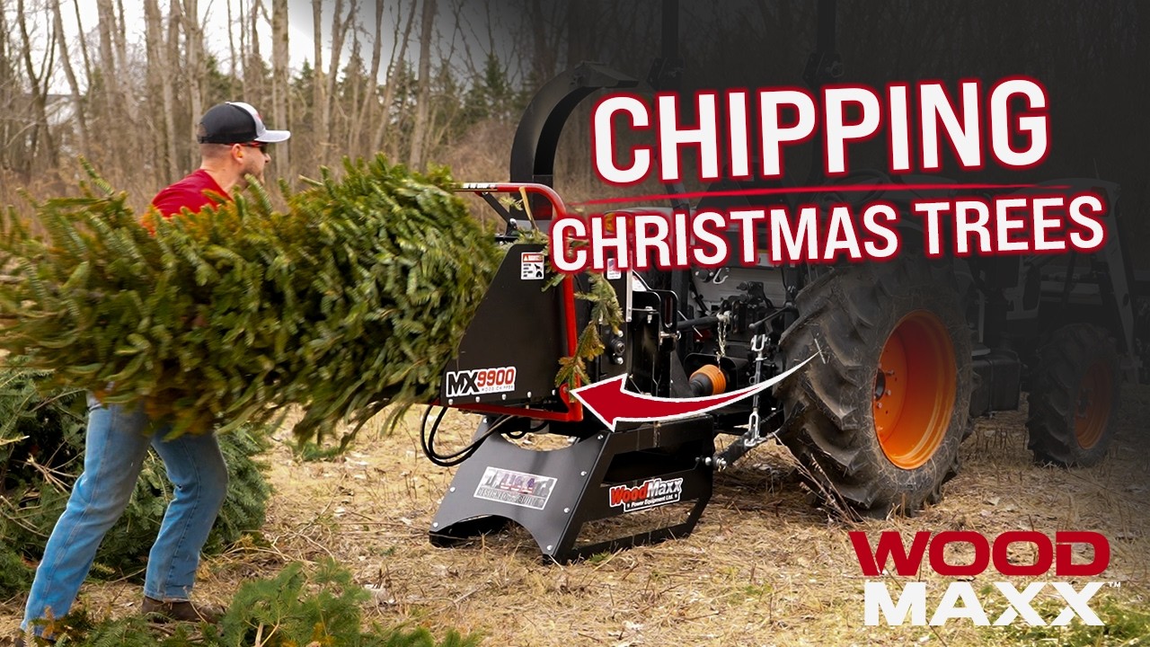 Can a PTO Chipper Handle Christmas Trees? | WoodMaxx