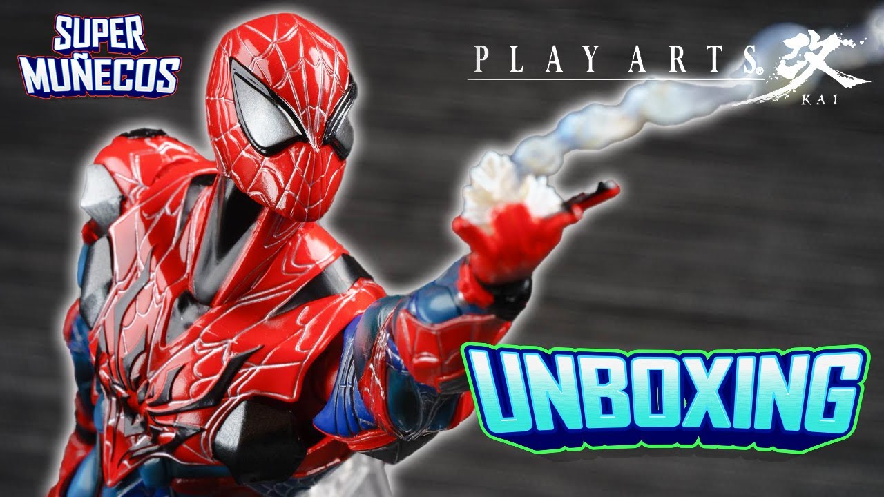 Spider-Man Play Arts Kai UNBOXING y Reseña