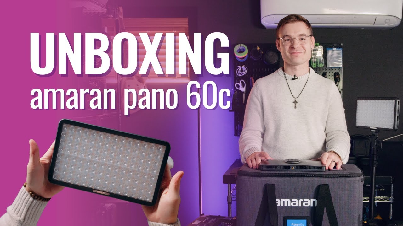 Распаковка и обзор Amaran P60c: Лучшая бюджетная RGBWW панель?