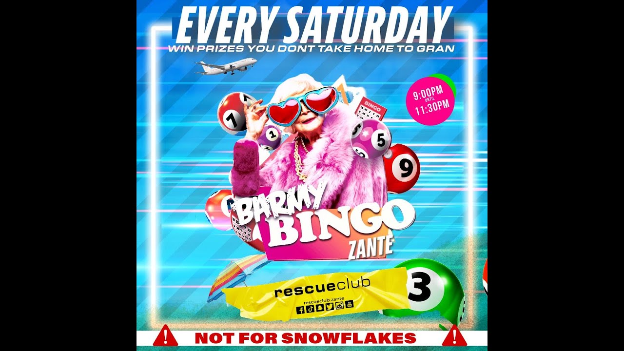 Barmy Bingo   Rescue   Zante