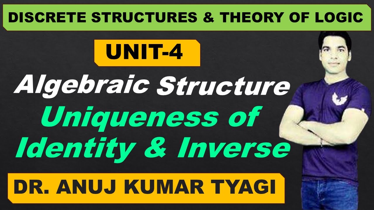 UNIT-4  Uniqueness of Identity & Inverse