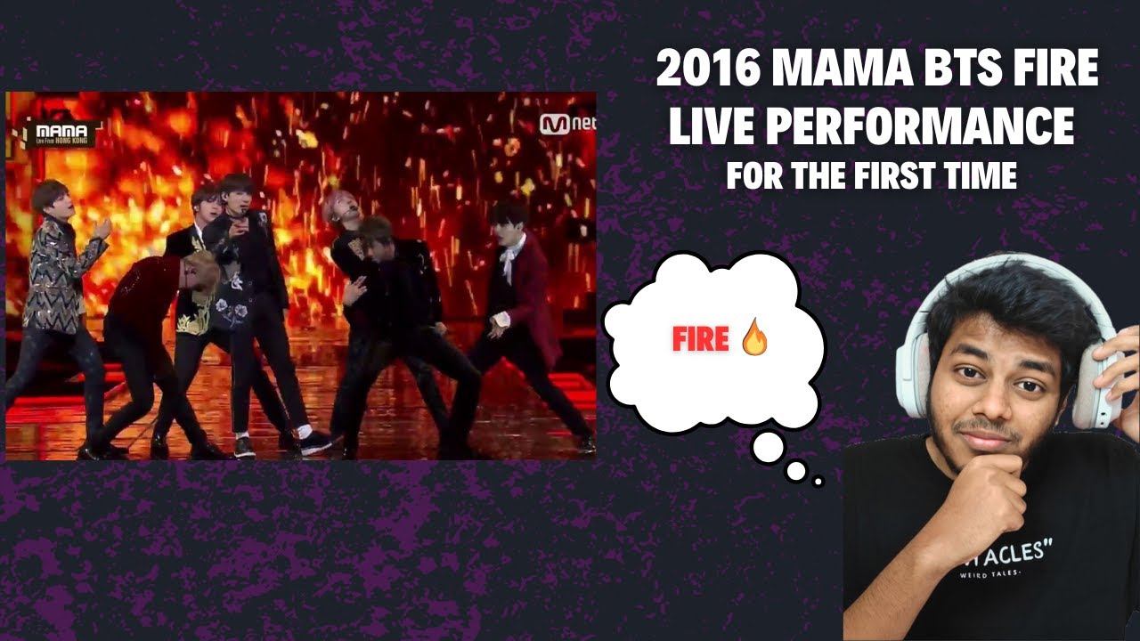 I Reacted to 2016 MAMA BTS FIRE LIVE PERFORMANCE for the FIRST TIME