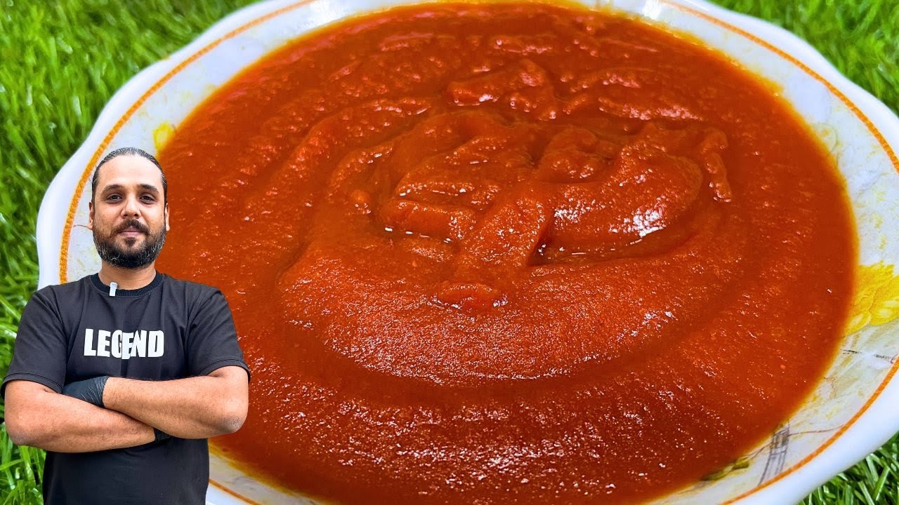 Tomato Ketchup Recipe | Homemade Commercial Ketchup 
