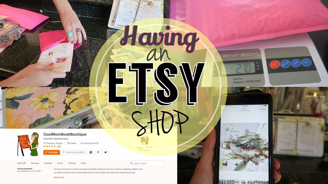 Having an Etsy Shop // A Day in the Life| I'm A Cool Mom