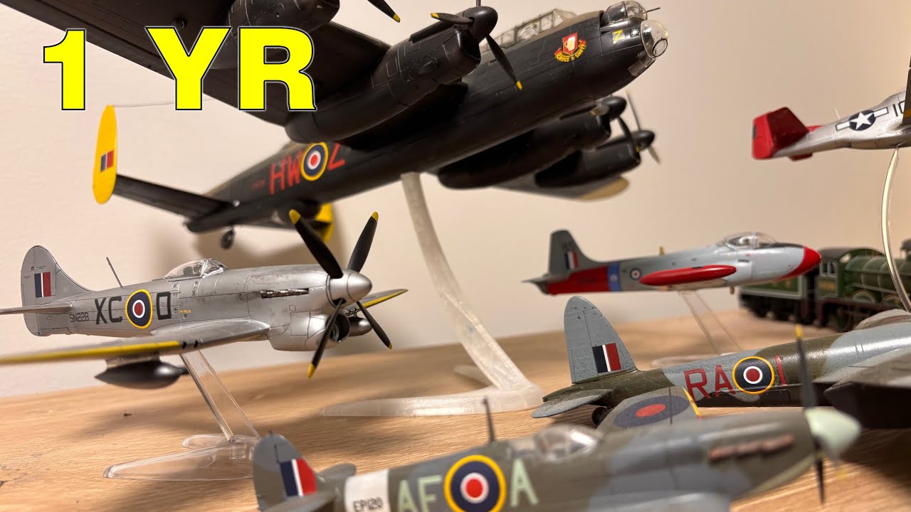 1 Year of Building Scale Model Aircraft