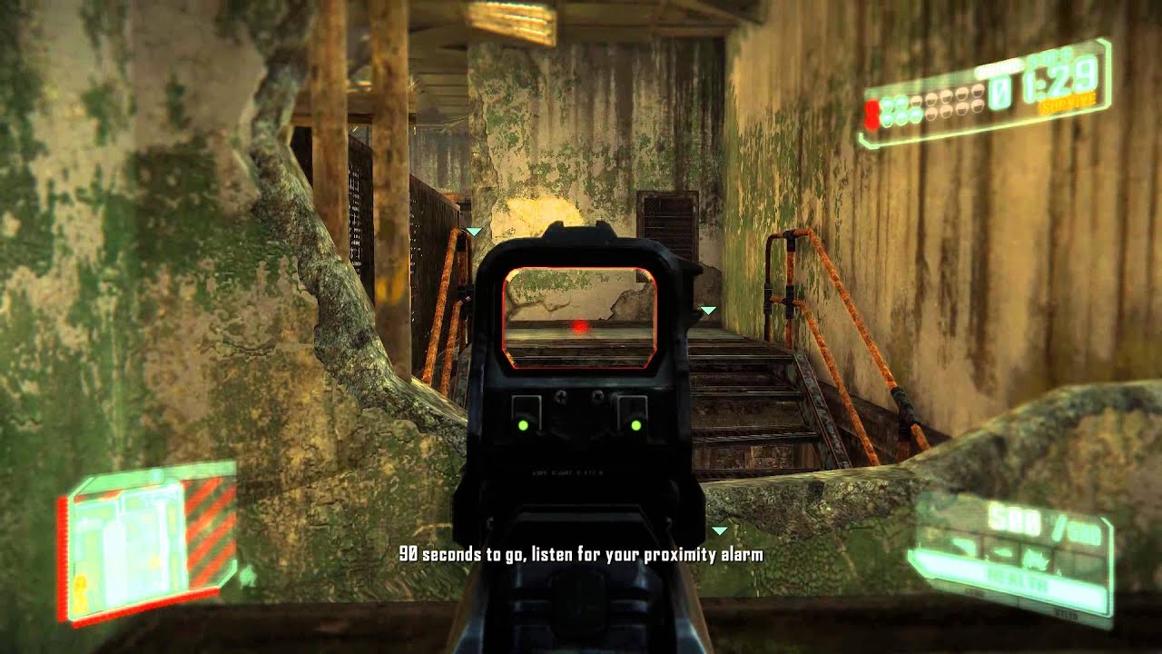 Crysis 3 Hunter mode. Gameplay on Penn Depot