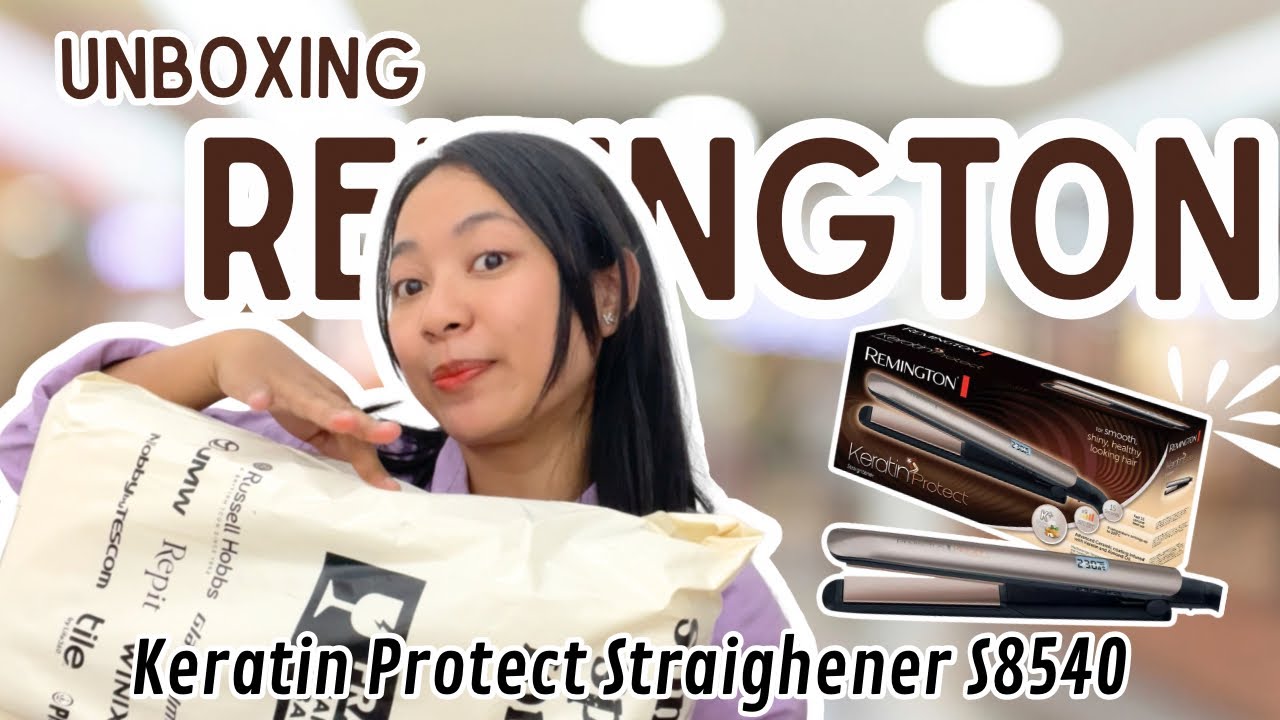 Unboxing Catok Remington Keratin Protect Straightener S8540 