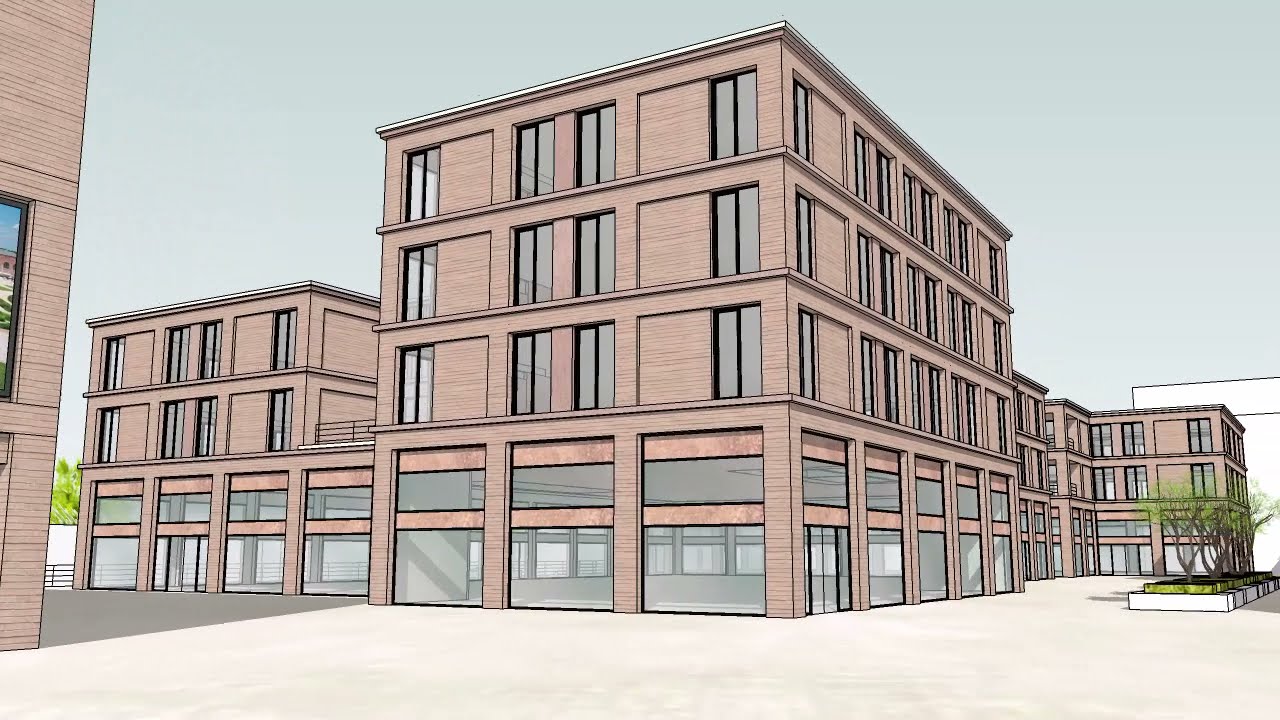Animation Quartiersentwicklung Innenstadt Gronau