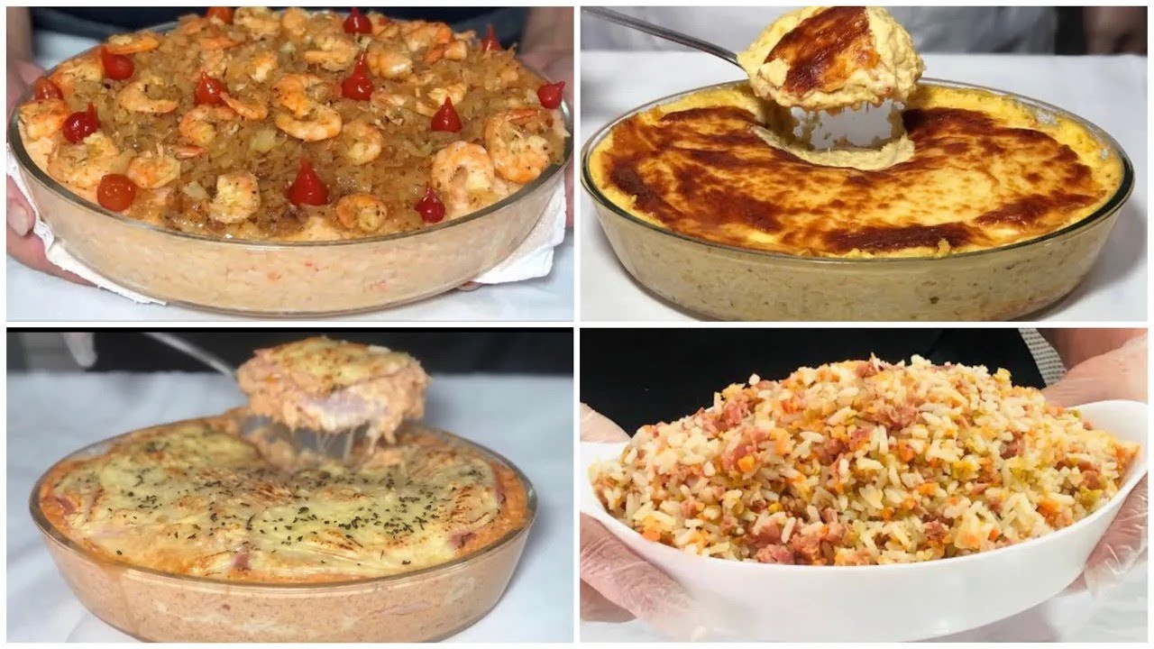 04 RECEITAS DE ARROZ CREMOSO  DE DAR ÁGUA NA BOCA🤤🤤🤤