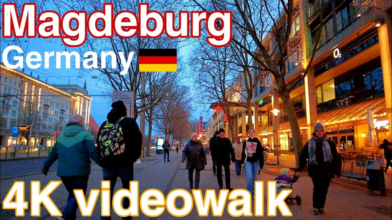 Visit Magdeburg | Evening Walking Tour Magdeburg | Magdeburg Schöne Stadt | City Walk 4K