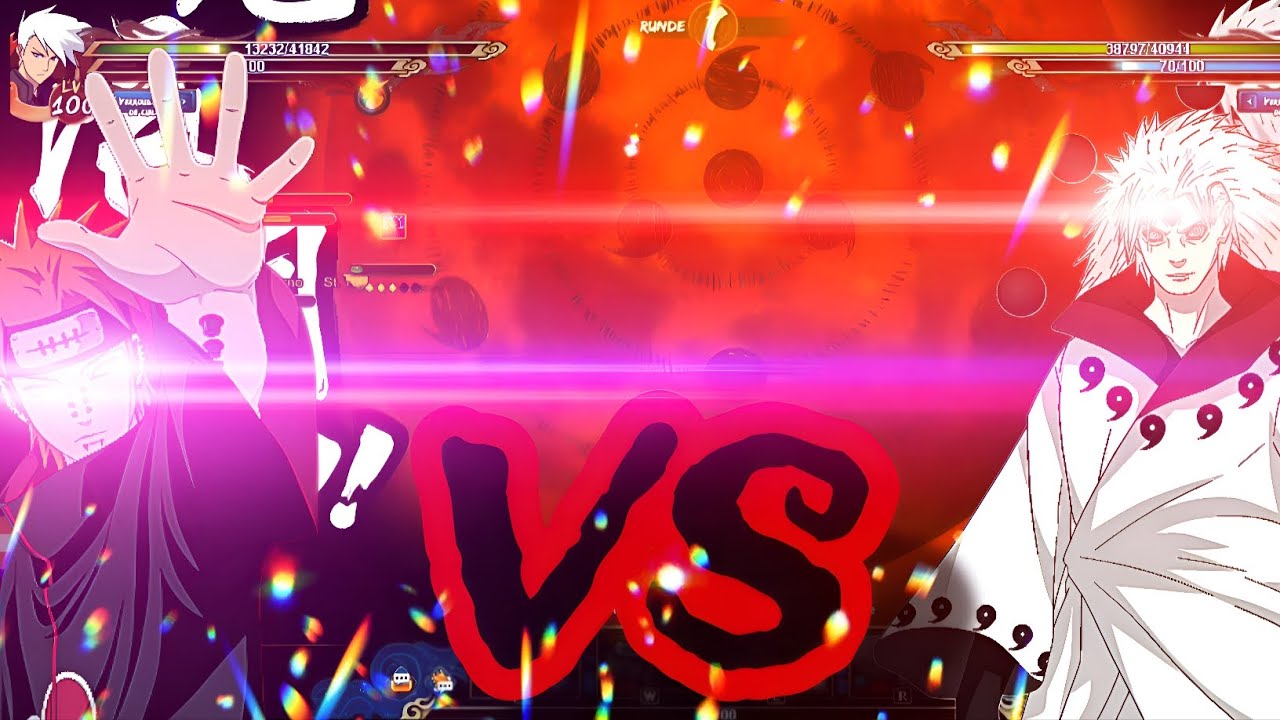 🚨🚨🚨⚠️MADARA UCHIHA VS PAIN 6 SENDAS UNIDAS ESTO ES BÁSICAMENTE IMPOSIBLE PERO PASO 🚨🚨🚨⚠️