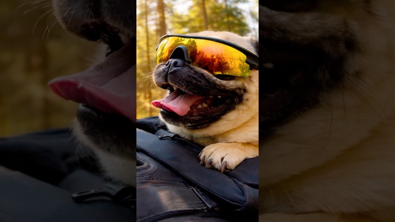 My Pug Wanted to Go Mountain Biking So... 🚴‍♂️ 