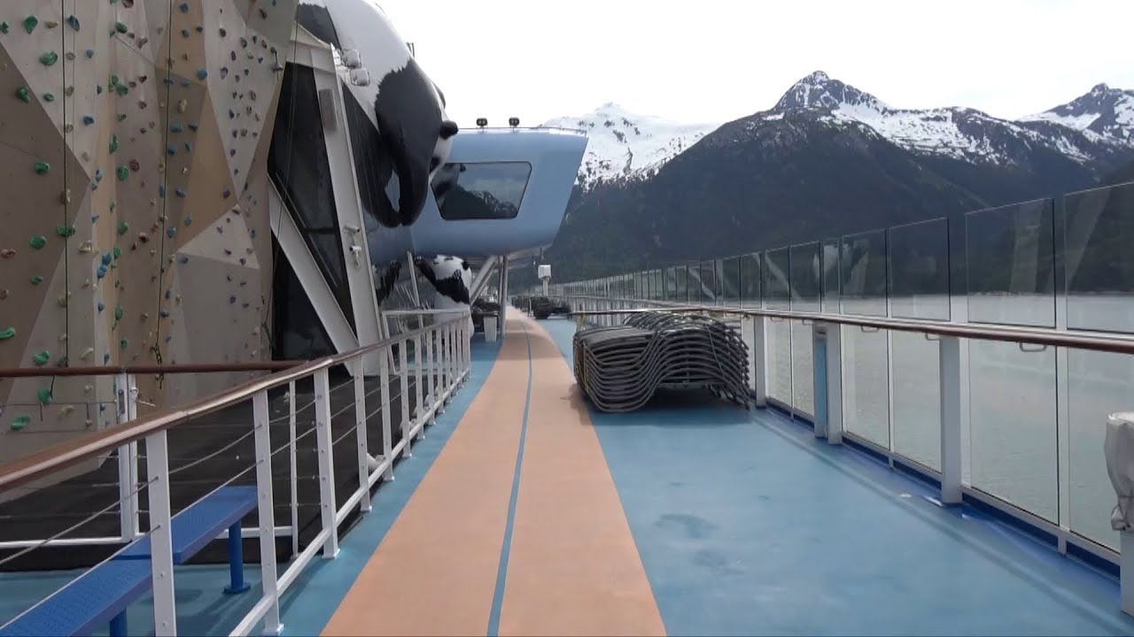Ovation of the Seas: Running Track Lap
