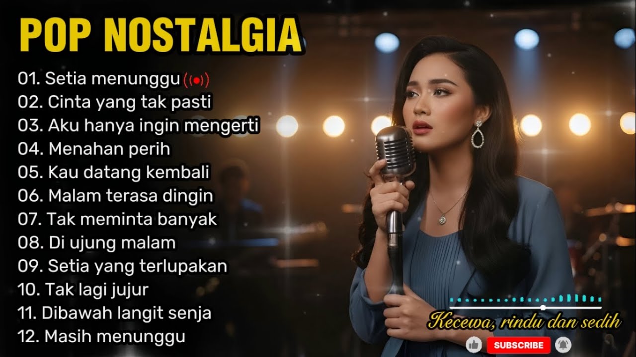 POP NOSTALGIA 80an TERBARU 😭 | Teman saat kerja, santai dan perjalanan 🎶 | etia menunggu 💔