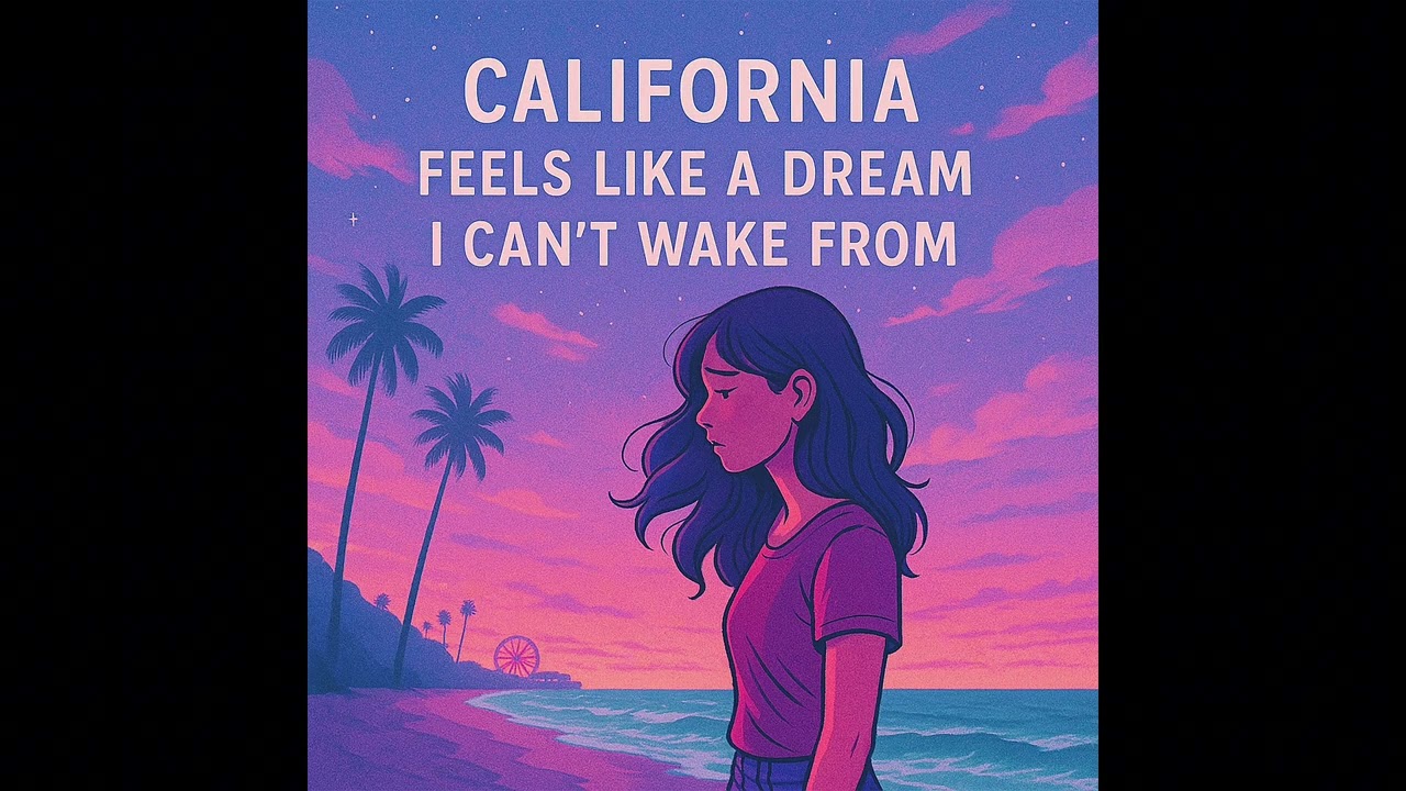 California Feels Like A Dream I Can't Wake From - dreamy dance pop