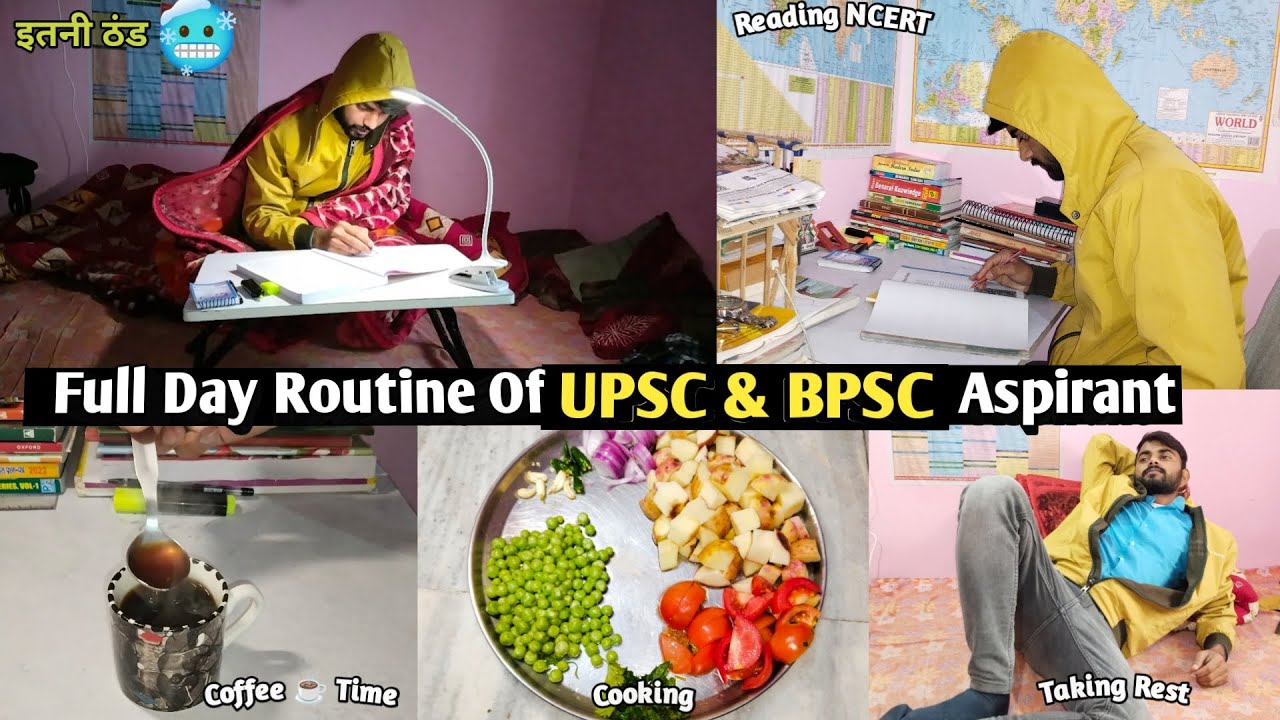 Full Day Study 📚 Routine of UPSC Aspirants || UPSC Study vlogs || Robin Path Study || BPSC Aspirant