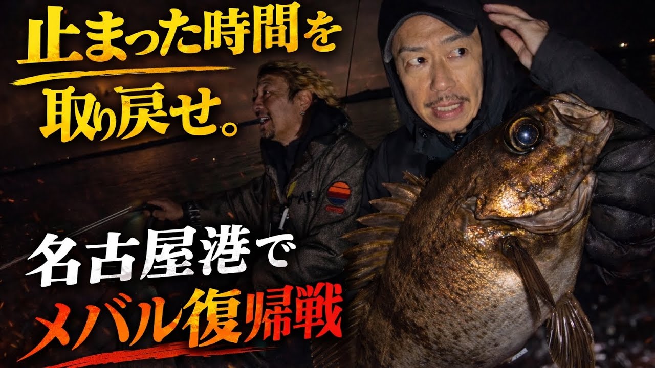 【俺vs10魚種モンスター】止まった時間を取り戻せ。名古屋港でメバル復帰戦