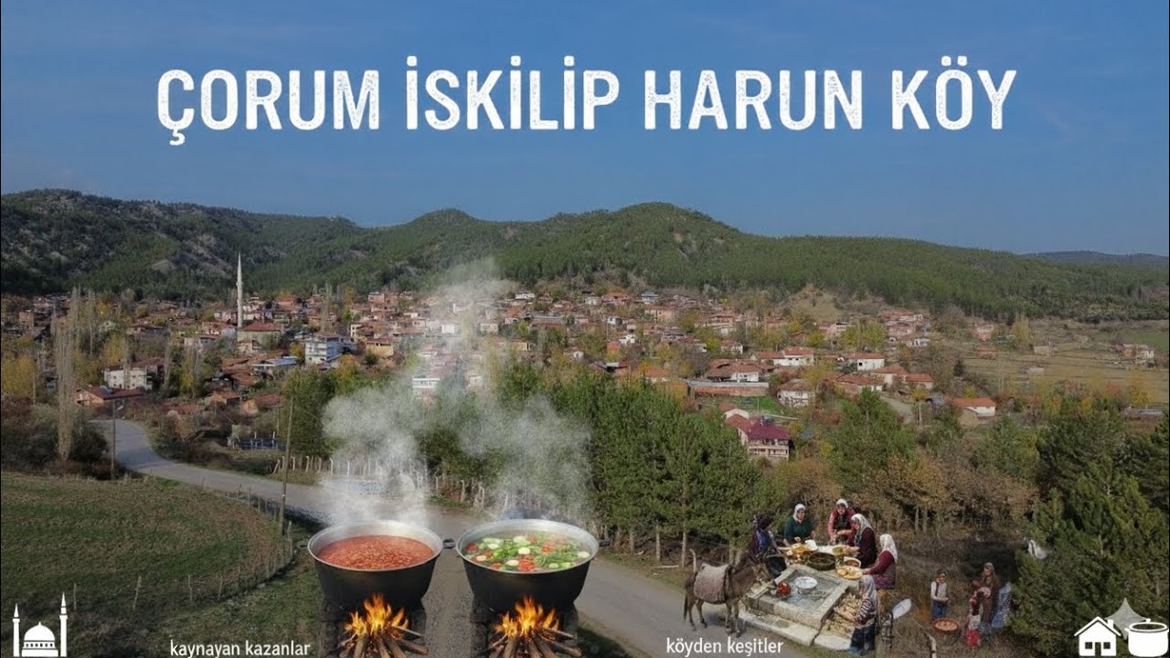 Çorum iskilip Harun Köyü Ve Iskilip Dolma Yapımı..Iyi seyirler instagram gezen_adam06 