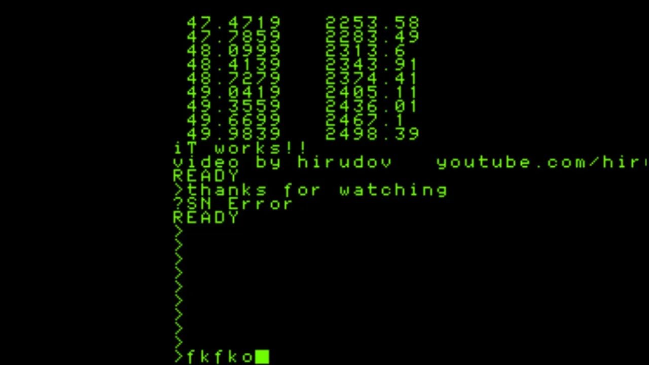 Colour Genie EG2000 [BASIC test] (1982) EACA
