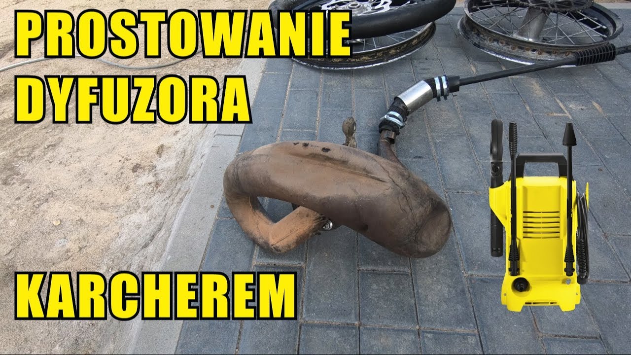 Prostowanie Dyfuzora 2T Myjką + Mycie i Przegląd KTM MotoVLog