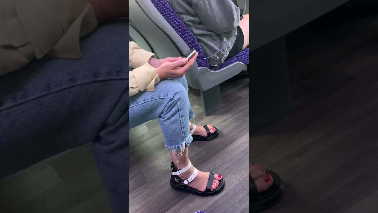 Candid Feet (Red Pedicure #3)