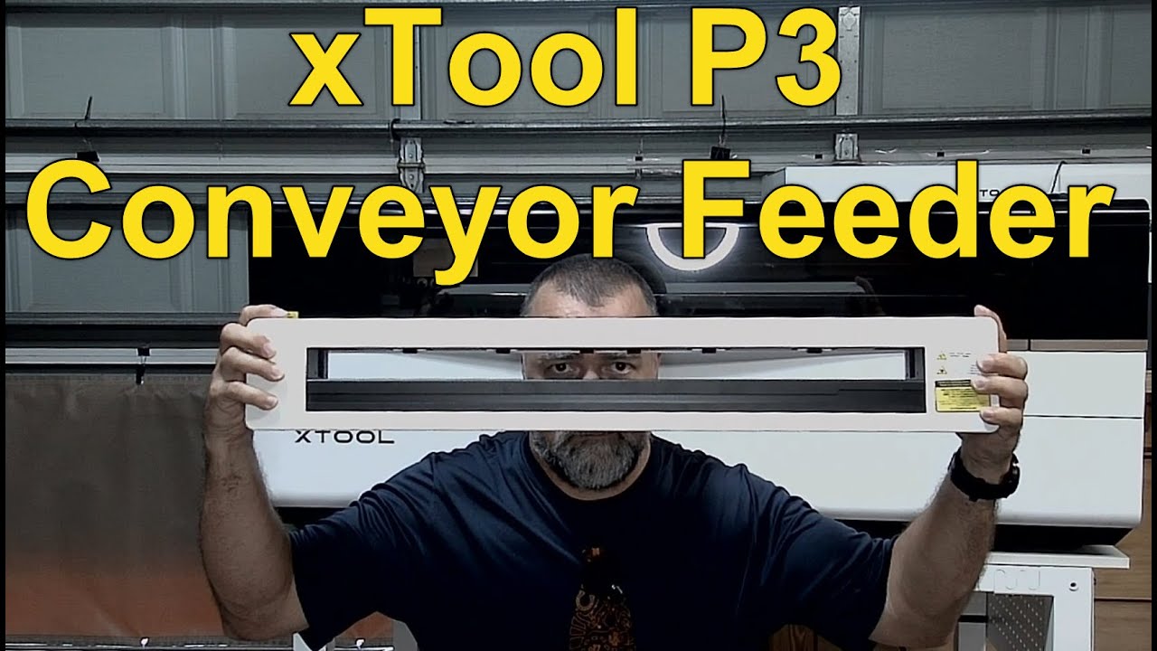 Установка конвейерного питателя xTool P3 | Быстрая и простая настройка