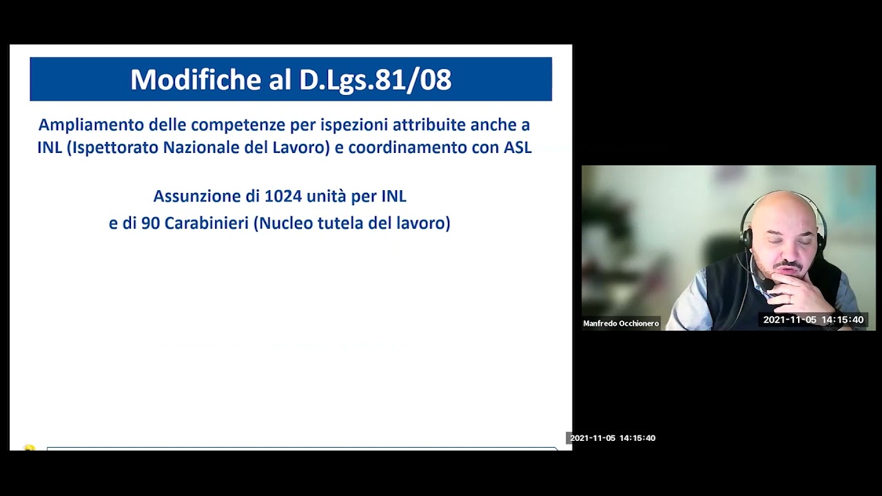 Webinar - Ecco cosa è cambiato: le modifiche al testo unico per la sicurezza