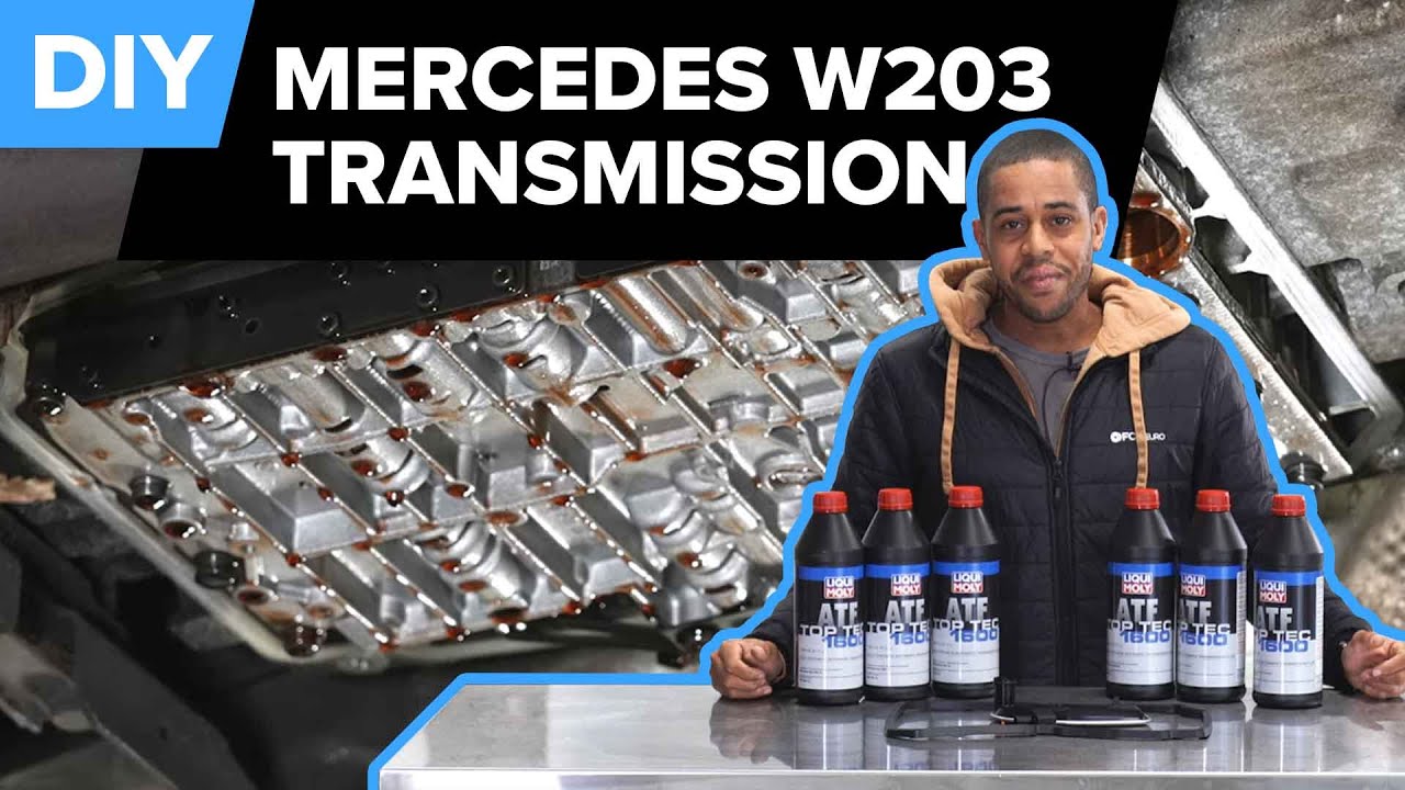 Ремонт трансмиссии Mercedes-Benz W203 C280 своими руками (замена трансмиссионной жидкости Mercede...