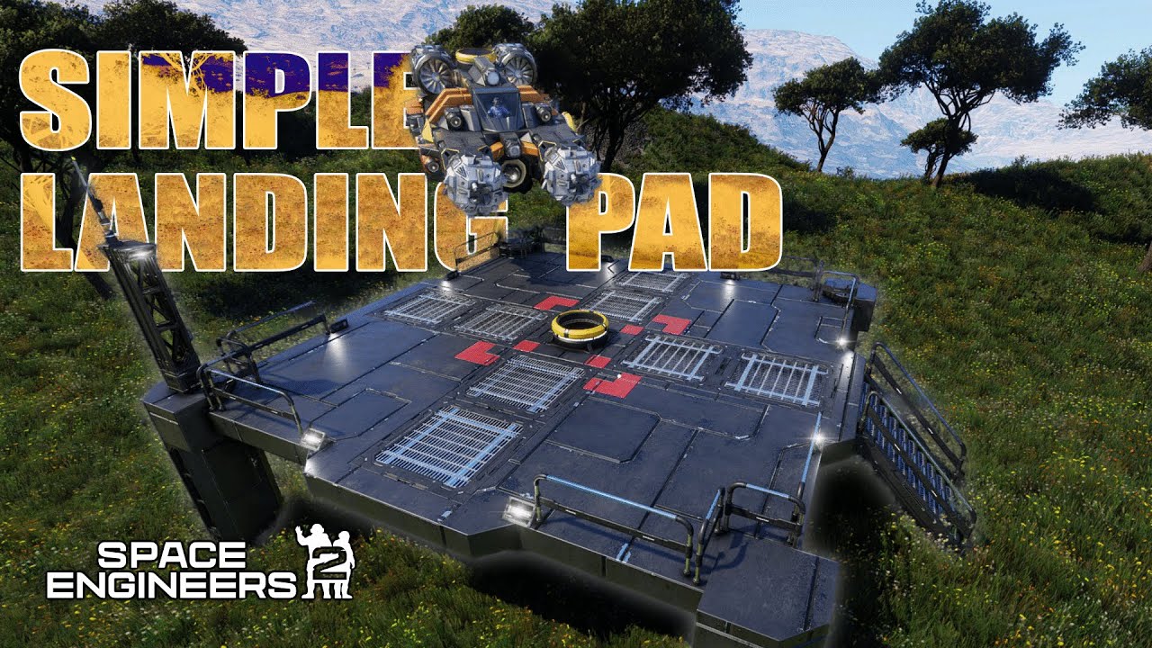 Simple Landing Pad in 4 Minutes! | Space Engineers 2