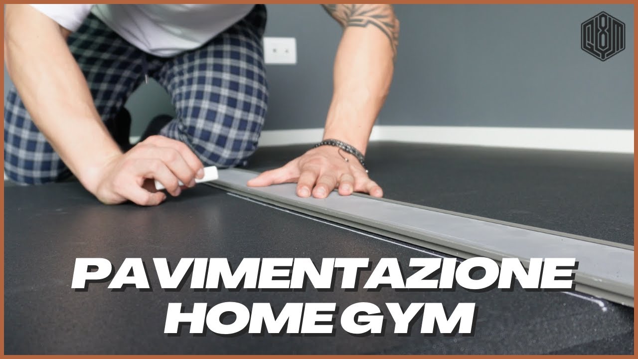 LA MIA NUOVA HOME GYM (PAVIMENTAZIONE E RASTRELLIERA)
