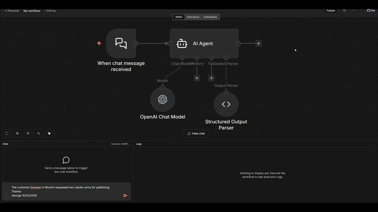 Building AI Agents – Episode 13: n8n (Parser & CRM)