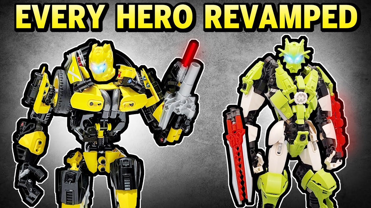 Обновление КАЖДОГО героя LEGO HERO FACTORY!