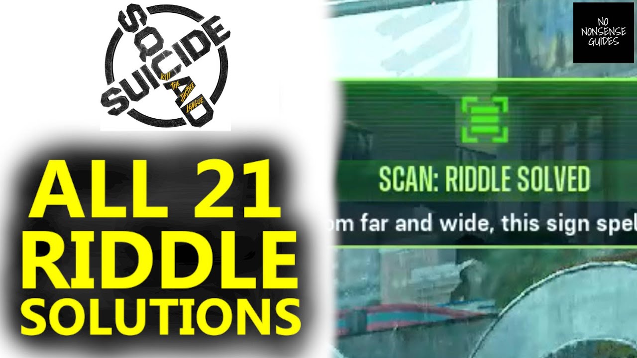All 21 Riddle Solutions in Suicide Squad Kill The Justice League