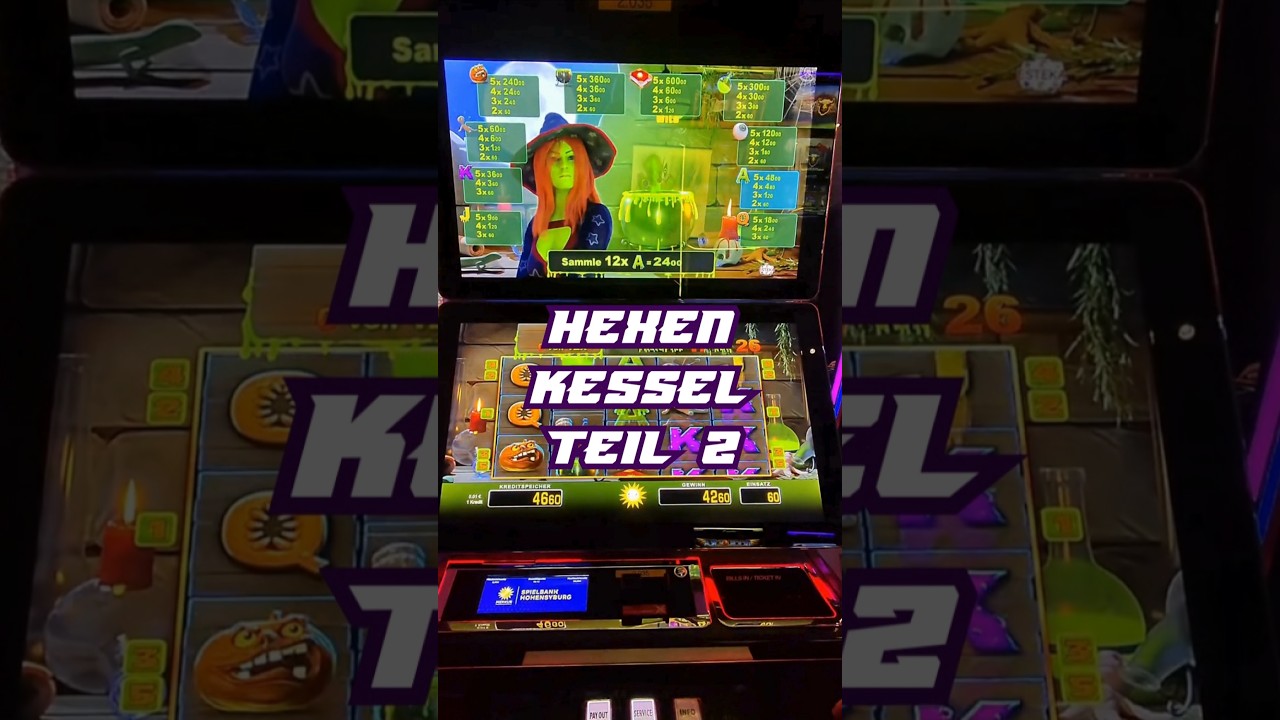 Hexenkessel Teil 2 🧙&zwj;♀️ #slots #casino #bigwin #shorts #spielothek #jackpot #foryou #gambling