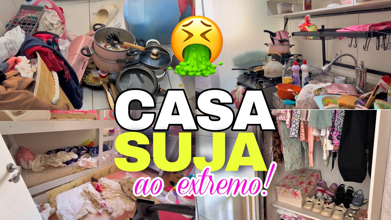 FAXINA, 3 DIAS SEM LIMPAR, PERDI O CONTROLE TOTAL,COLOCANDO TUDO NO LUGAR! 