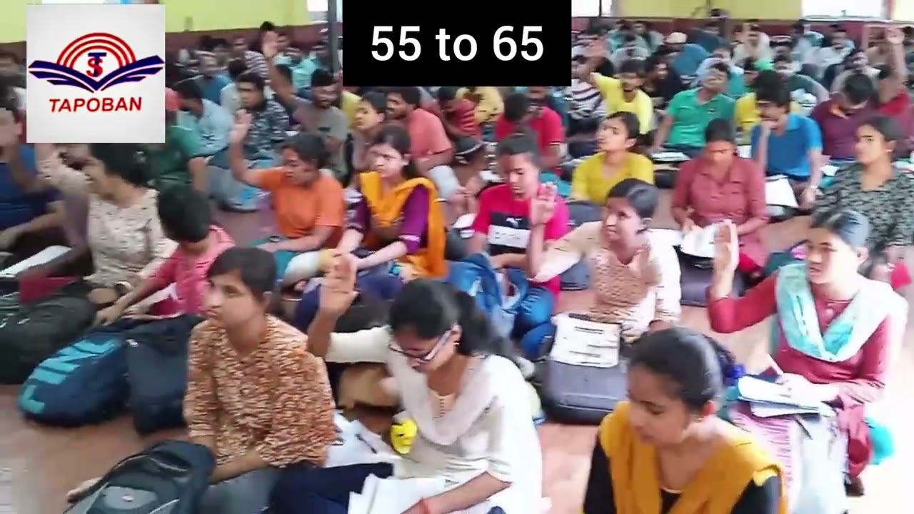 18/09/24 Tapoban Old Offline Batch Math Exam Marks / Tapoban Study Centre