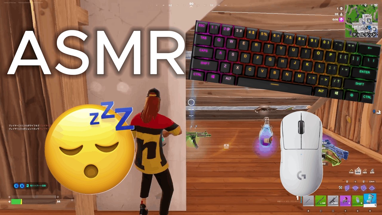 リロードASMR　Apexpromini　打鍵音【フォートナイト/fortnite】#fortnite #asmr