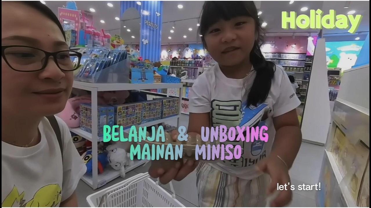 Hari Liburan maddy || maddy berenang & beli mainan di Miniso