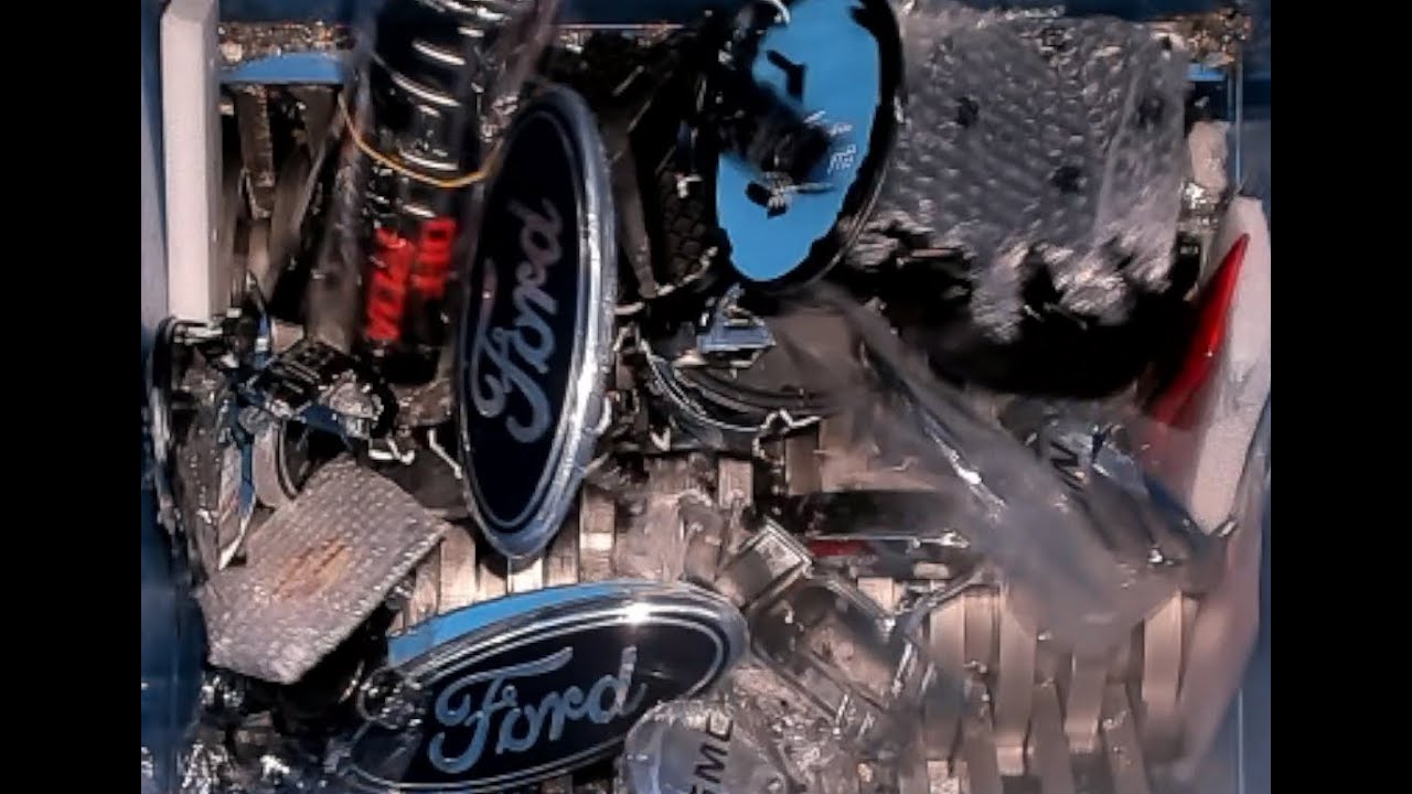 Shredding 1,000's of Car Emblems