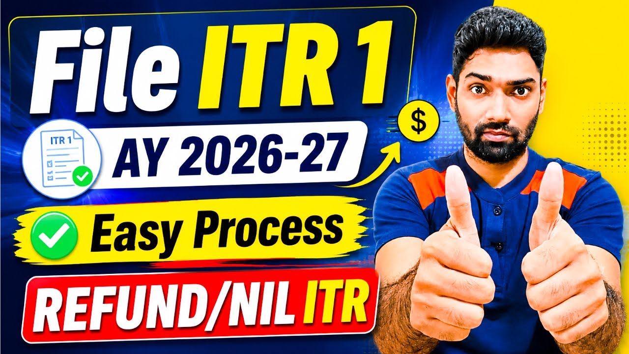 ITR 1 Filing 2026-27 | NIL ITR Filing | Salary and Other Sources