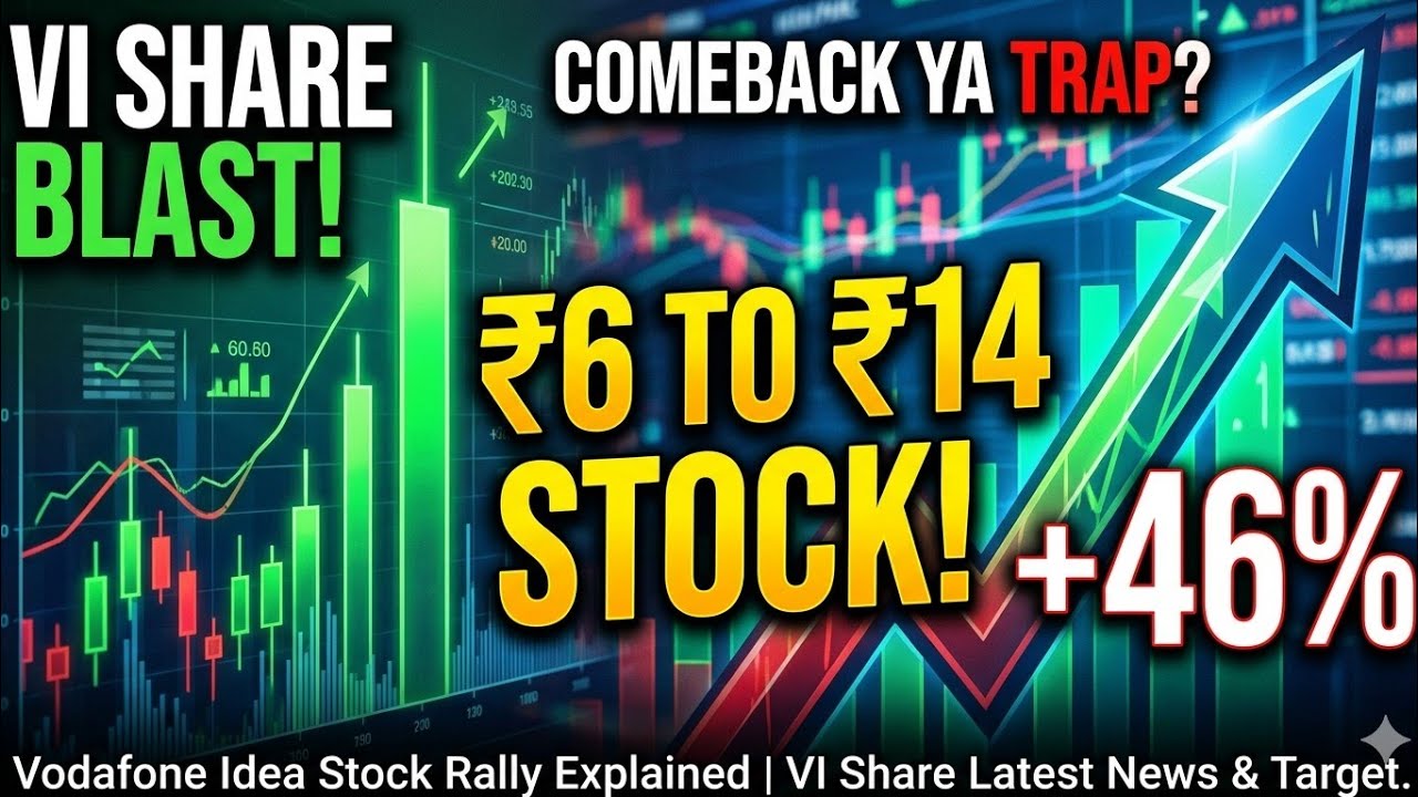 VI Share Rally 46% In a month||Next Multibagger Ya Trap? Full VI Analysis @stockmarkethindinews