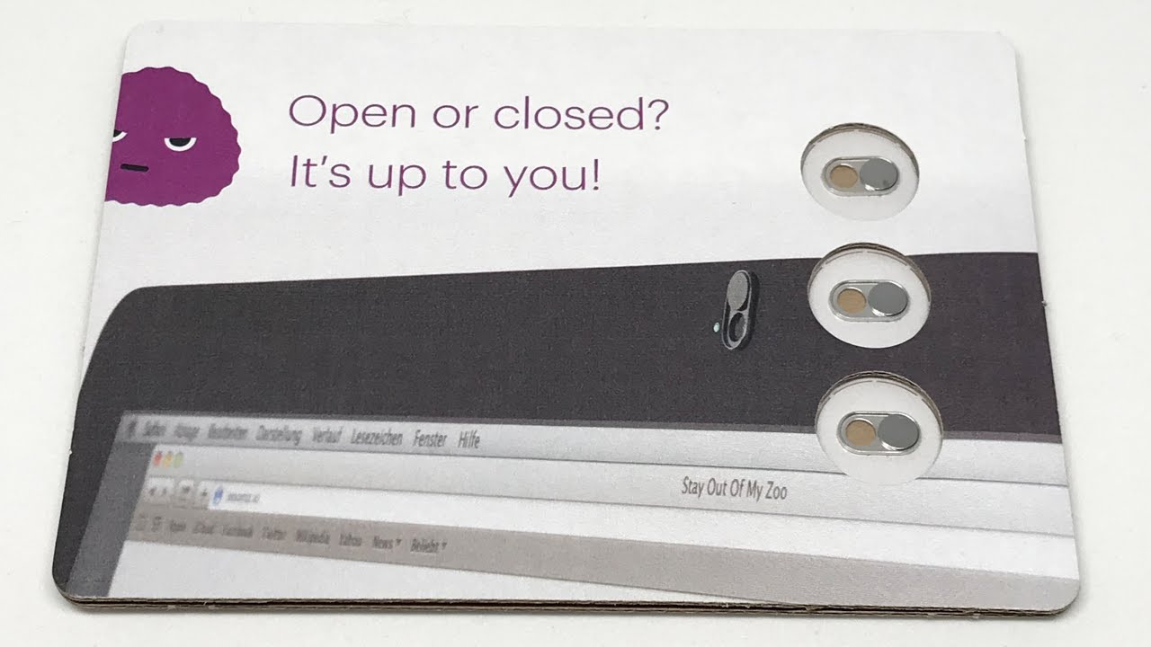Soomz.io Polished Metal Webcam Covers