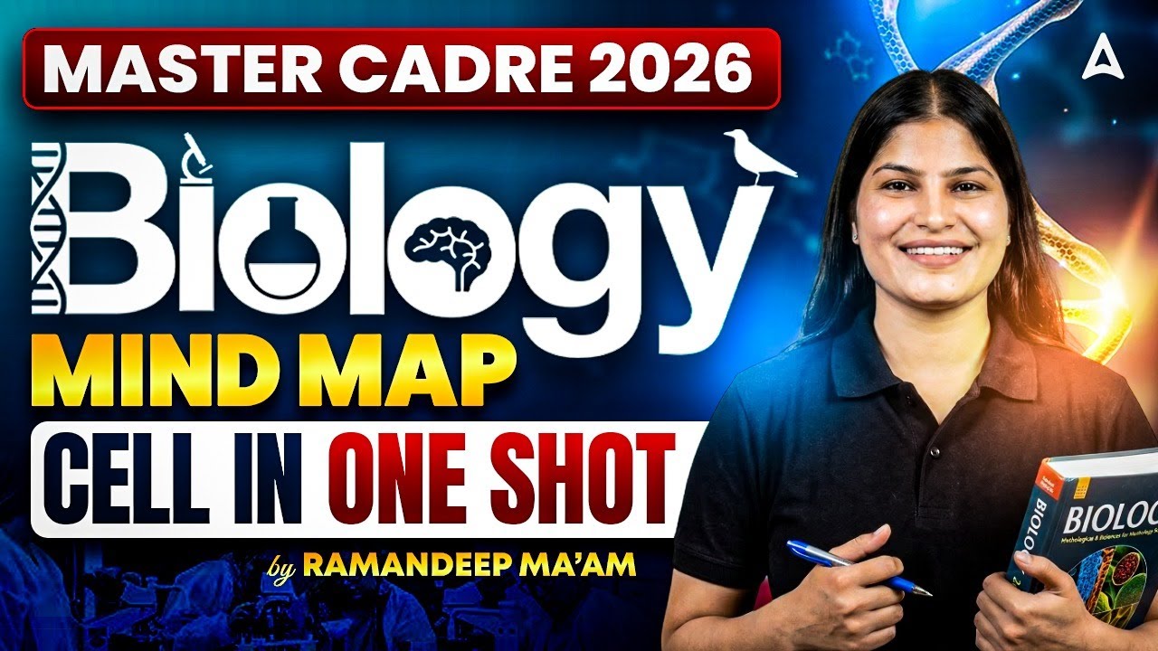 Master Cadre Biology Preparation 2026 | Mind Map Series | Cell in One Shot By Ramandeep Mam