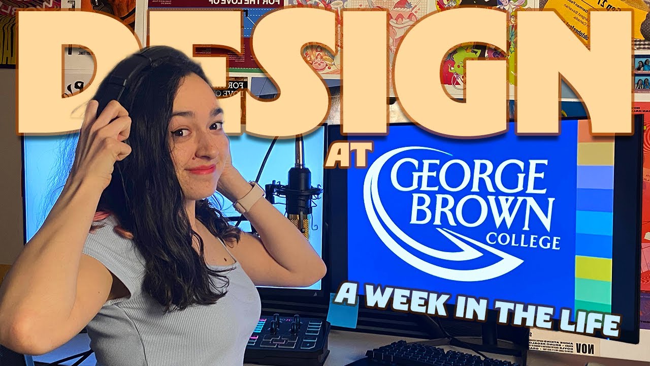 a week in the life of graphic design @ george brown college | Toronto vlog